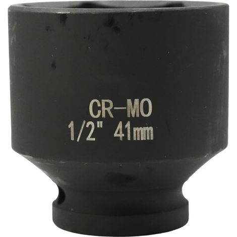 x 41mm (1/2 inch) 6-Point Cr-Mo Steel Impact Socket for Tightening Screws and Padlocks (1/5)