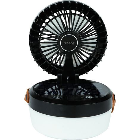 Mini ventilador solar Atabey con luz