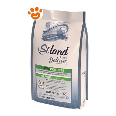 Siland Dog Dermocortipet All Breeds Bufalo e Riso - Sacco 3 Kg -