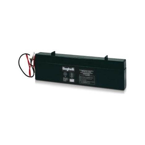 Batteria piombo ricaricabile 6V 4Ah formato slim per UPS e LEDBEG8800