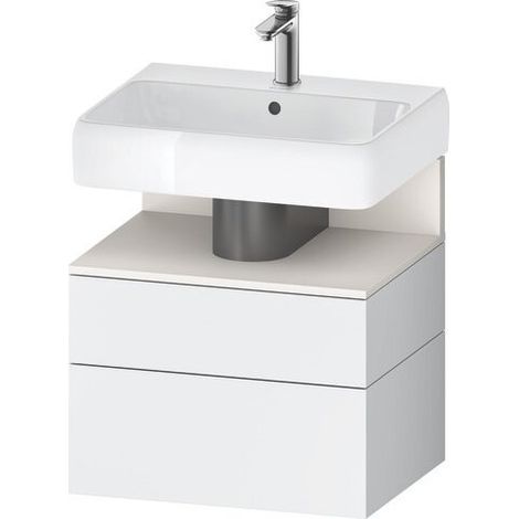 DURAVIT QA4393084180000 QAT WTU WH angle 590x470x590 blanc mat avec robinetterie