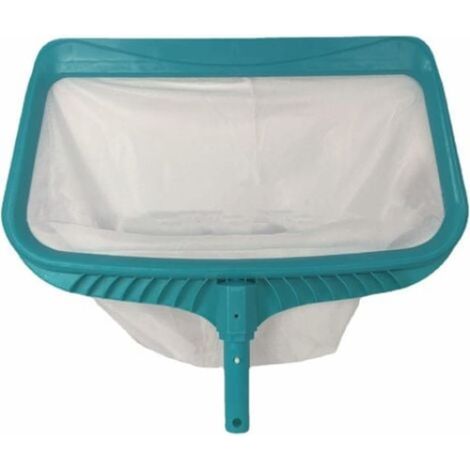 Épuisette de piscine, QttvbTna, plastique, 42 x 24,5 cm, résistante, bleue (1/4)