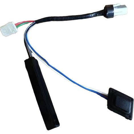Ensemble de bouton de poignée de porte extérieure avant gauche avec câblage Ensemble de bouton de poignée de porte avant gauche pour Sportage 2016-19 82657-D9000 (1/5)