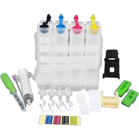 Cartouche d'encre vide remanufacturée et rechargeable pour imprimante WF-7620, compatible avec l'encre de sublimation ou l'encre à colorant.
