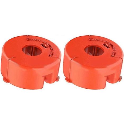 Lot de 2 capuchons de bobine compatibles avec les tondeuses Bosch ART 3000 Combitrim, 2300 Combitrim et 30 Combitrim (pièce de rechange, référence F016L71115) (1/4)