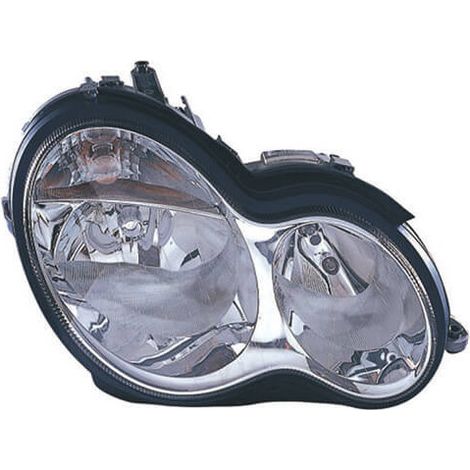Phare avant droit H7/H7 pneumatique Mercedes Classe C W203 phase 2 2004-2006