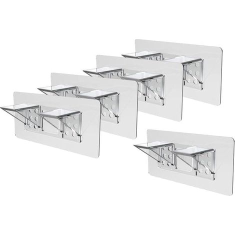 5 supports d'étagère pour meubles, bibliothèque, étagère à (1/5)