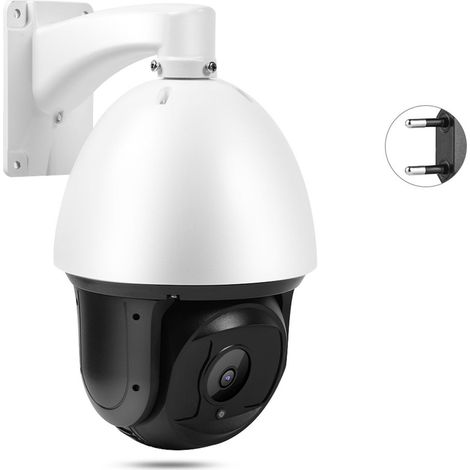 Caméra AHD PTZ 100-240V IP66 1080P 30X Zoom coaxial 100m vision nocturne ONVIFEU prise NTSC (1/5)