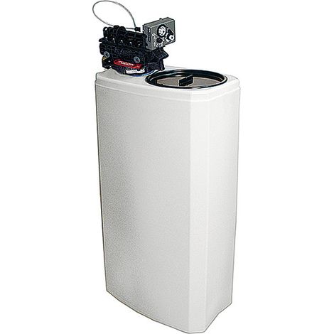 Adoucisseur d'eau automatique, capacité 8 litres, 800 litres/h, réserve de sel 25 kg 240x420x530 mm - VIRTUS