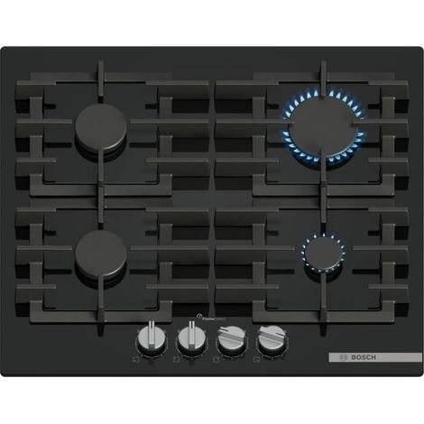 Gaskochfeld - BOSCH Serie 6 - 4 Brenner - 52 x 59 x 4,5 cm - PPP6A6I40 - Schwarz