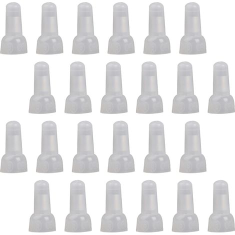 1000 Cosses à Sertir Isolées en Nylon Blanc pour Fils Électriques, eurs à Sertir en Aluminium, Isolation pour Appareils Électriques Domestiques (1/5)