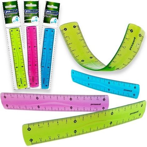 Righello flessibile 15 cm MIX