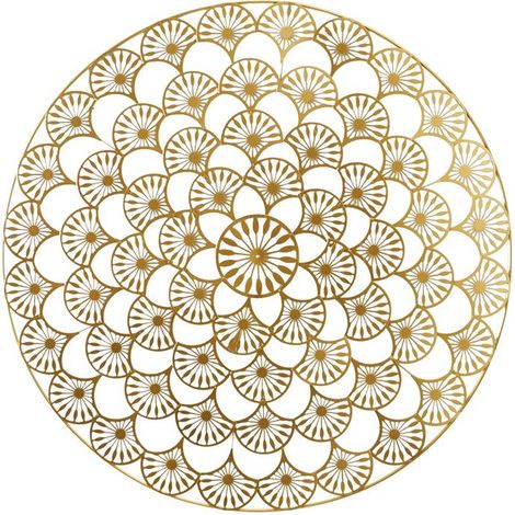 Deco Murale Metal Ajoure D70cm (1/5)
