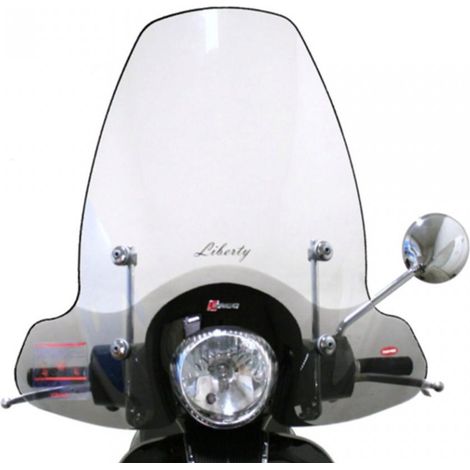 windschutzscheibe faco für roller piaggio 125 liberty rst 2004 (1/2)