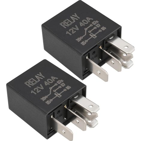 Micro-Relais 5 Contacts Inverseurs 12 V 15 A 25 A 40 A pour Véhicule avec Commutateur Relais à Diode 5 Broches Relais de Puissance Automobile 95225-2D000 (1/5)
