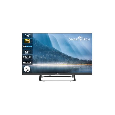 Téléviseur LED 60 cm 1366x768 – Luminosité 180 cd/m² – Angles de vision 178° – Ports USB multimédia – 24HN01VC