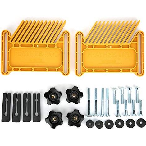 Plumes, Plume Conseil Table Scie Accessoires 2Pcs Jaune Routeur Plume Conseil, pour Table Scie Clôture Scie À Ruban Machine De Gravure Inversée Routeur Clôtures (1/5)