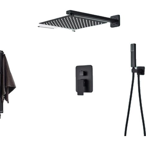 Robinet de douche, Douche pluie, Installation dissimulée, 2-Chemins 16 pouces (1/2)