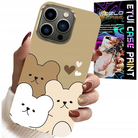 Hülle für iPhone 14 Pro – Teddybär, Teddybärmuster für die jüngsten Kinder (1/5)