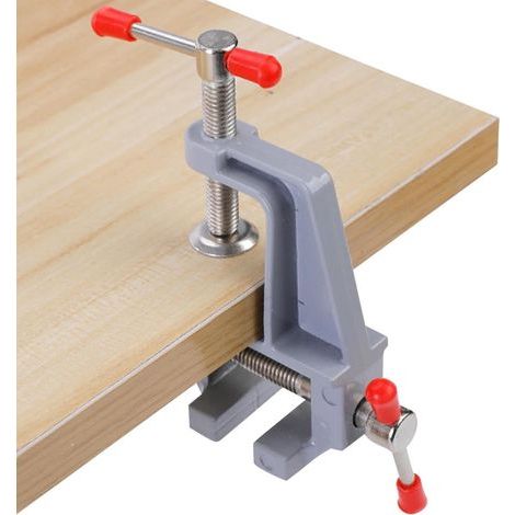 Étau d'établi - Étau d'établi multifonctionnel en alliage d'aluminium, étau de serrage portable et léger, étau de table pour (1/5)