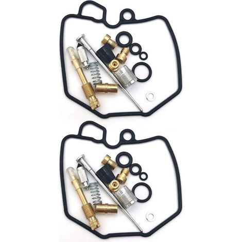 Kit de réparation carburateur pour moto Honda CX500 (1980–1982) – 2 jeux complets en métal, haute durabilité et performance optimale