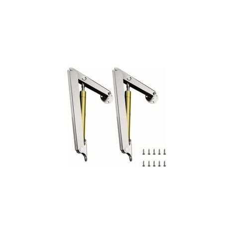 2pcs Vrins Gaz 150N Verin Hydraulique Verin Meuble Amortisseur Porte Placard Pour Armoires Bibliothques Meuble (1/4)