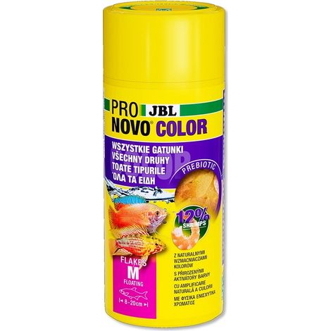 JBL Pronovo Color Flakes M 100ml - mangime che esalta i colori dei pesci