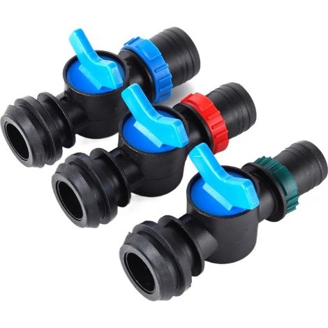 Vanne de dérivation 25/28/32 mm avec joint d'étanchéité, contrôleur de dérivation pour tuyaux de micro-irrigation goutte à goutte, accessoire d'arrosage pour jardin, serre et agriculture (1/5)