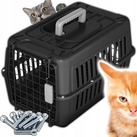 GROSSE, STABILE TRANSPORTBOX FÜR HAUSTIERE, HUNDE, KATZEN, KANINCHEN, KÄFIGE, GEHÄUSE
