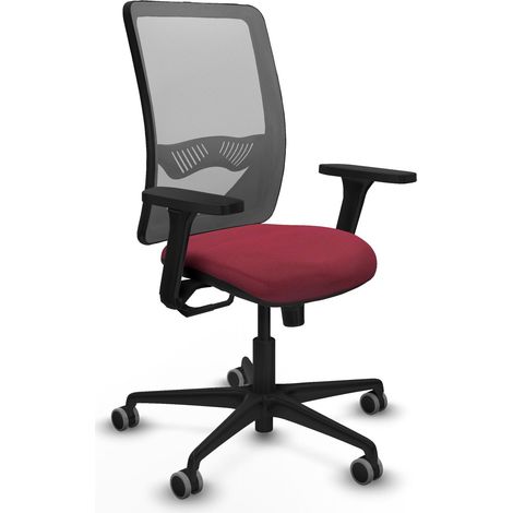 Silla ergonómica piqueras y crespo negra espuma cómoda (1/2)