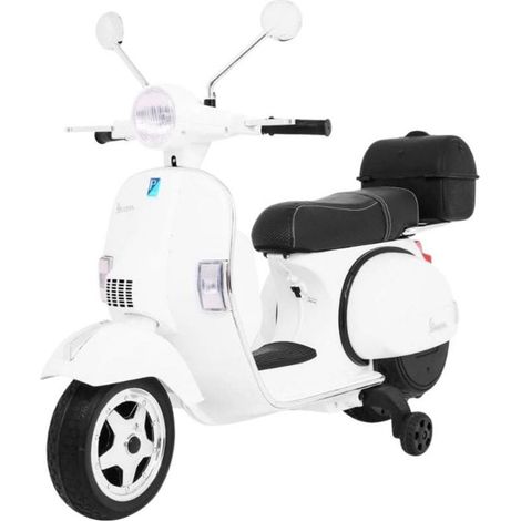 Vespa PX150 12V Blanco - Moto eléctrica para niños (1/2)