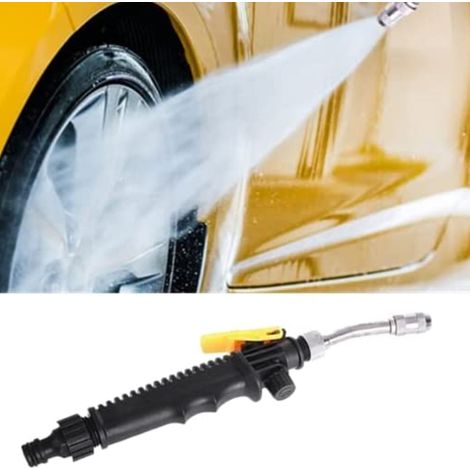 Lance de nettoyeur haute pression 2 en 1, pulvérisateur d'arrosage portable avec buse réglable pour lavage auto et jardinage (1/5)