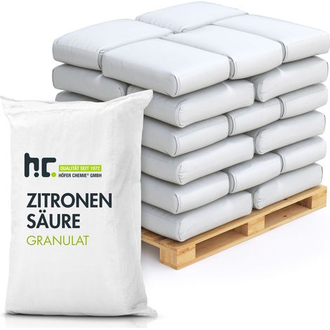 Höfer Chemie Acide citrique en sac de 25 KG 500 kg (en)