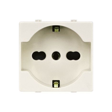 Presa Bivalente Schuko 16A+T T/Magic Conf. 6 Pz