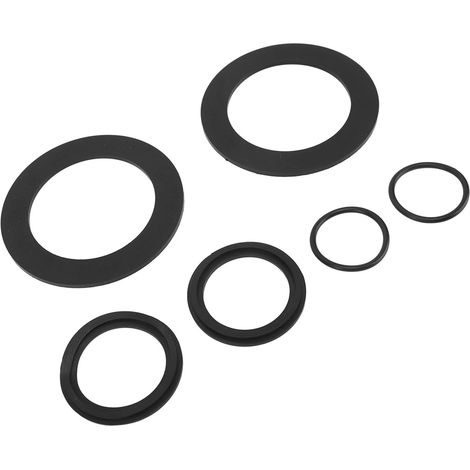 Kit de 6 rondelles annulaires 25076RP 10745 10262 10255 en silicone pour vannes à piston de piscine