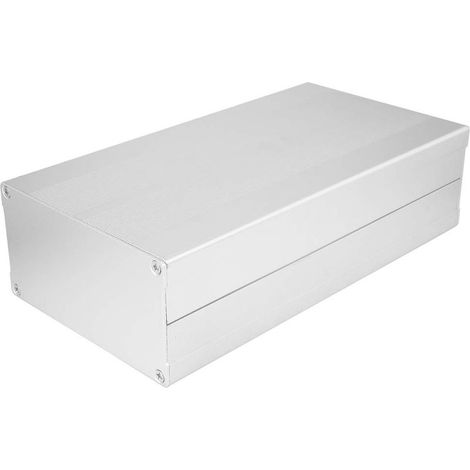 Boîtier en Aluminium, Boîtier de Protection électronique pour Bricolage, de Projet de Circuit imprimé avec Surface Brossée Sablée, Idéal pour la Dissipation Thermique et le Blindage ((Sable (1/5)