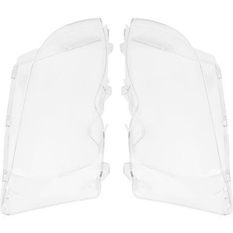 Paire de Verres de Phare Avant Gauche+Droit Transparents Compatibles BMW Série 3 E46 Berline 2002-2005 (1/5)