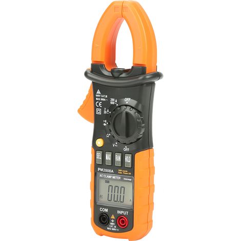 PEAKMETER PM2008A Handliches digitales LCD-Zangenmessgerät AC/DC-Spannungsdiagnose-Multimeter (1/5)