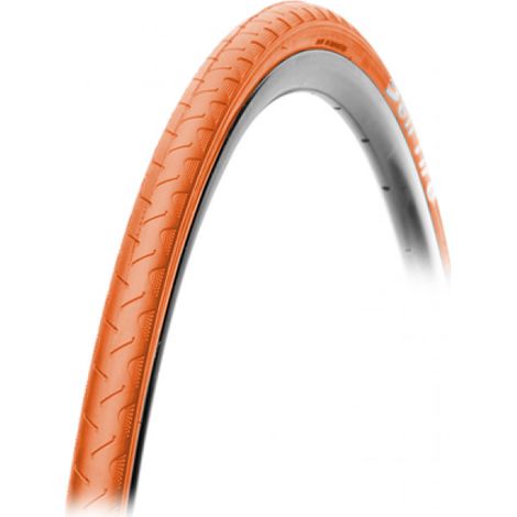 Neumático para bicicleta de carretera 700x23c naranja Deli Tire S-601 23-622 con alambre (1/2)