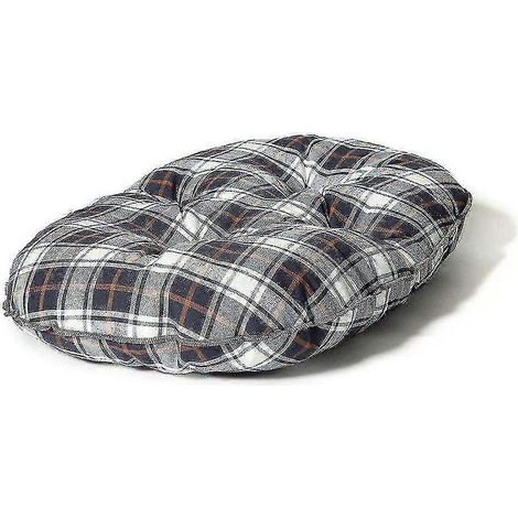 Matelas matelassé blanc/marine bûcheron 84 cm (33") (1/5)