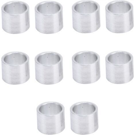 Entretoise En Aluminium, Entretoise En Métal Entretoise Ronde En Aluminium Douille D'espacement Non Filetée Entretoise Externe Non Filetée Unie 10 mm (1/5)