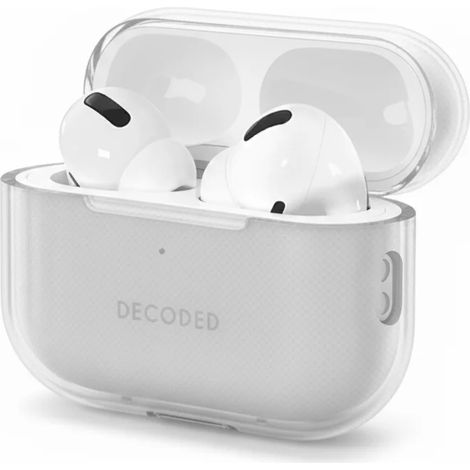 Coque AirPods Pro 3 - DECODED - Silicone Souple - Antichoc - Transparent - Compatible MagSafe (1/5)