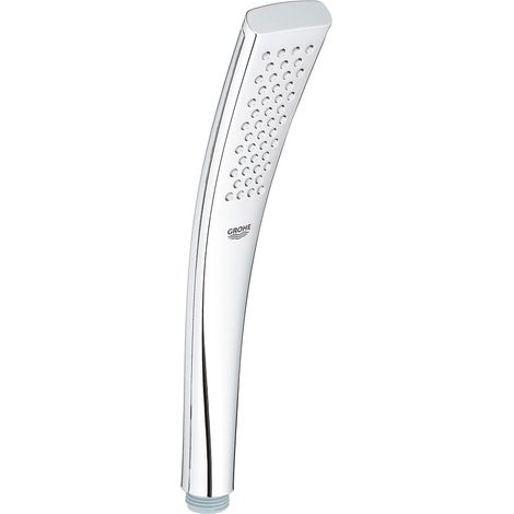 Grohe – Douchette à main 1 jet chromé – Procédé anti-calcaire SpeedClean – Conduits d'eau internes pour longévité maximale – Système de montage universel (1/5)