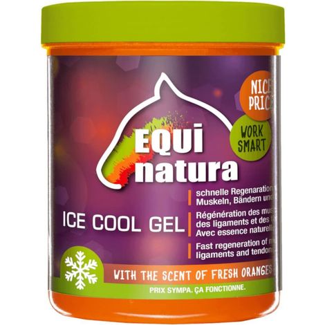 Equinatura Ice Cool Gel 600 ml - Gel rafraîchissant pour la régénération musculaire du cheval - Arnika et romarin (1/4)