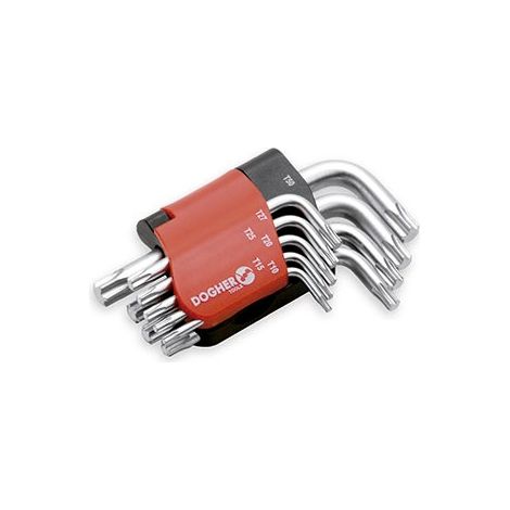 Kurzer Torx Maulschlüssel Satz 9tlg T10-T50  DOGHER 606-009
