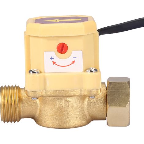 G1/2-G1/2 Gewinde Wasserpumpe mit einstellbarem Durchflusssensor, Druckautomatikschalter, 220 V (1/5)