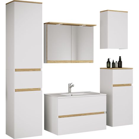 Badmöbel-Set mit Waschbecken Cosila-I 81