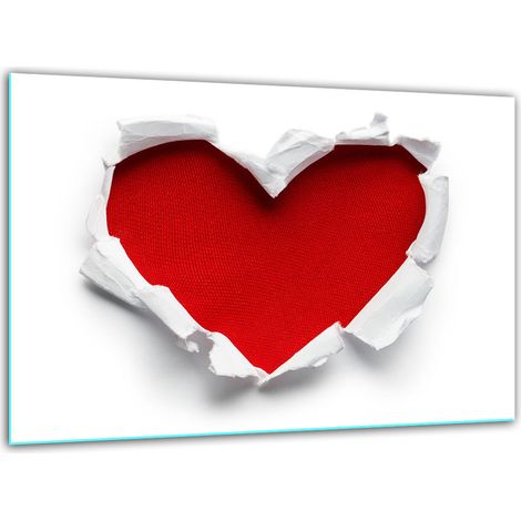 Taglio di vetro tagliere temperato 30x22 cuore (1/5)
