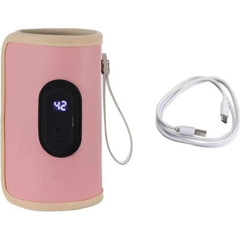 Tragbarer USB-Flaschenwärmer für Auto, Reisen und Babypflege (1/5)