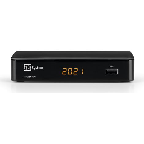 TELE System FACILE Terrestre Full HD Negro